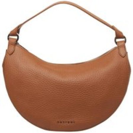 Orciani Crossbody bags - Leather shoulder bag 'Dumpling' in bruin