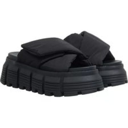 Buffalo Slippers & Mules - Ava Velcross in zwart