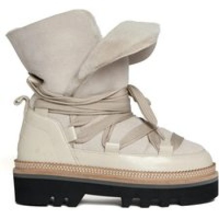 Hogan Boots - Beige Sheepskin Ankle Boot in beige