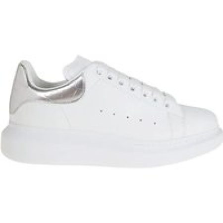 Alexander McQueen Low-Top Sneakers - Oversize Leather Sneakers in wit