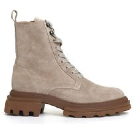 Hogan Boots - Beige Suede Amphibian in bruin