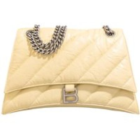 Balenciaga Crossbody bags - Medium Quilted Crush Chain Bag in geel