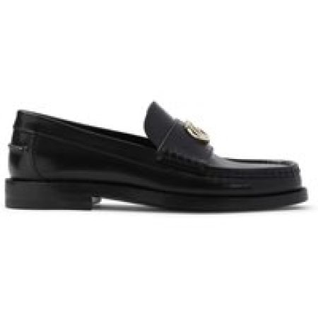 - Polished Leather Gucci Loafers in zwart