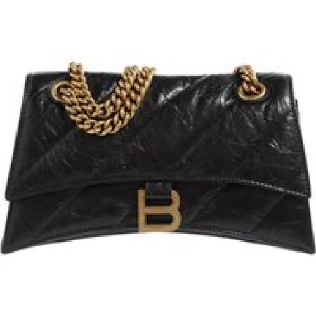 Balenciaga Crossbody bags - Crush Small Bag With Chain Quilted in zwart