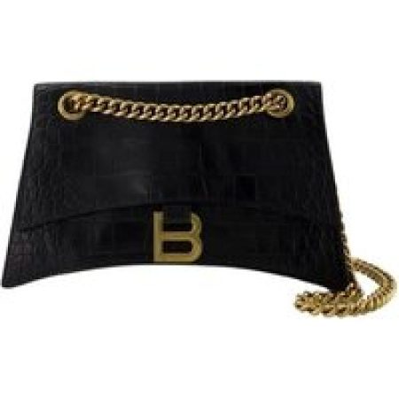 Balenciaga Shoppers - Crush Chain S Shoulder Bag - Leather - Black in zwart