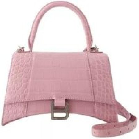 Balenciaga Crossbody bags - Hourglass S Bag - Leather - Powder Pink in poeder roze