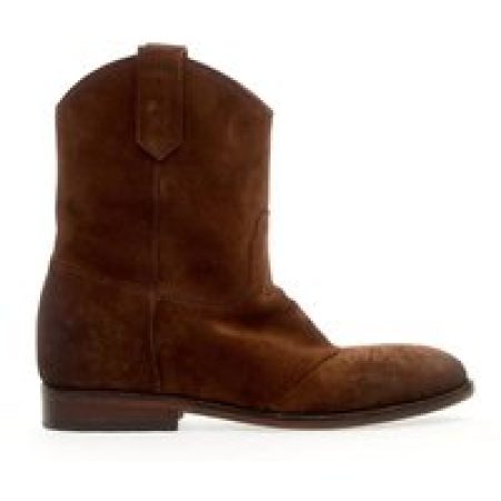 Strategia Boots - Texan Suede Washed Cigar in bruin