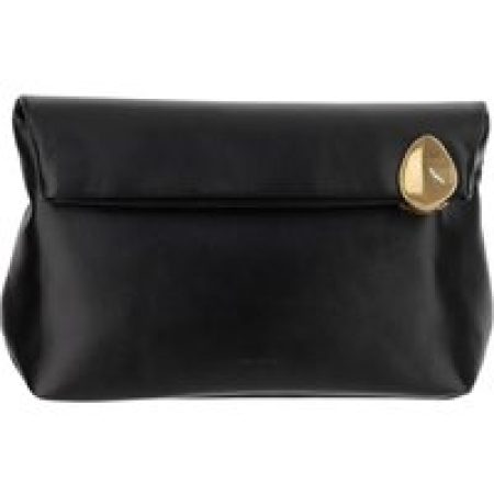 Jil Sander Clutches - Jewel Zipper Clutch Bag in zwart
