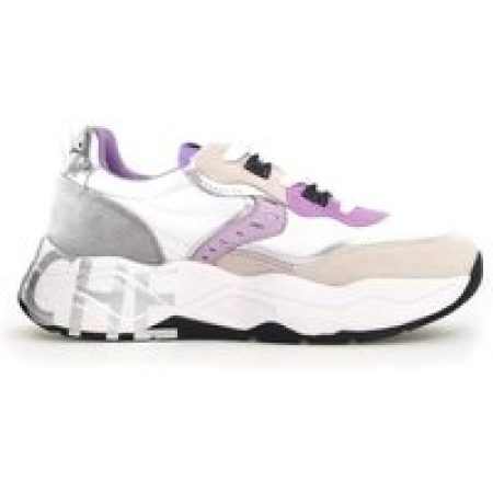 Voile Blanche Low-Top Sneakers - Light Pink Sneakers With Soft Textures in roze