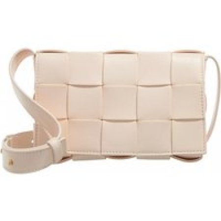 Bottega Veneta Crossbody bags - Small Cassette in poeder roze