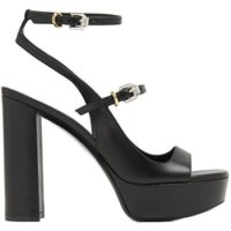 Givenchy Sandalen - High Block Heel Leather Sandals in zwart