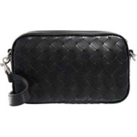 Bottega Veneta Crossbody bags - Mini Intrecciato Camera Bag in zwart