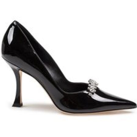 Jimmy Choo Hoge hakken - Belinda Patent Leather Pumps Black in zwart