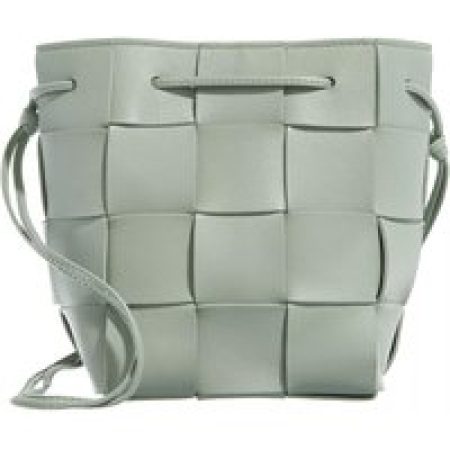 Bottega Veneta Bucket bags - Small Cassette Bucket Bag in groen