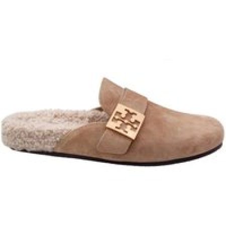 Tory Burch Slippers & Mules - Mules Mellow In Shearling Color Taupe in bruin