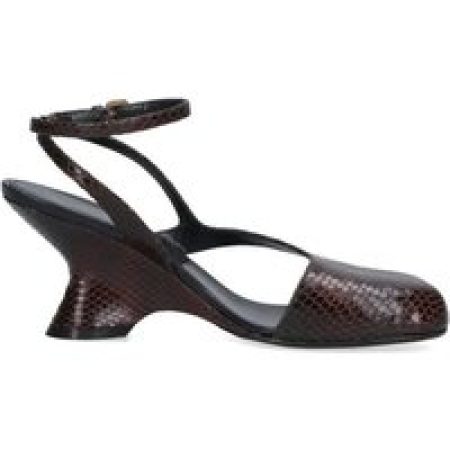 Dries Van Noten Hoge hakken - Sculptural Slingback Heels in bruin