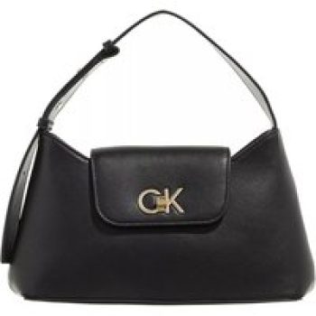 Calvin Klein Hobo bags - Re Lock Shoulder Bag Md in zwart