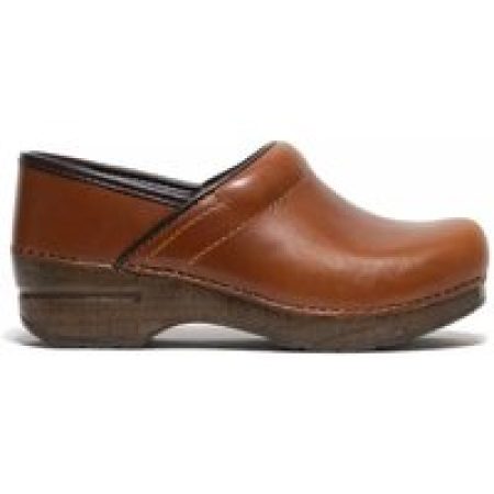 - Classic Clog In Shiny Leather in bruin