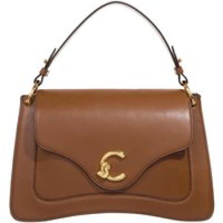 Coccinelle Crossbody bags - Coccinelle C-Me Calf Cock in bruin