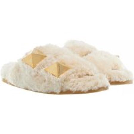 Valentino Garavani Slippers - Shoes in crème