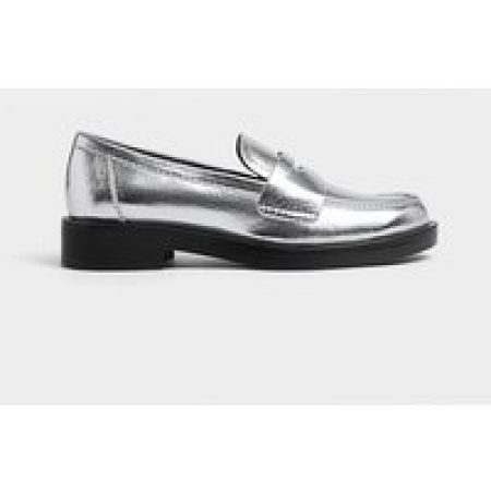 Stradivarius Loafer met wreefband  ZILVER 36