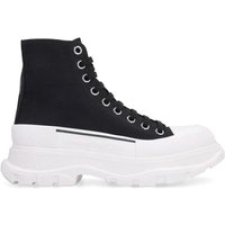 Alexander McQueen Low-Top Sneakers - Treadslick High Top Sneakers in zwart
