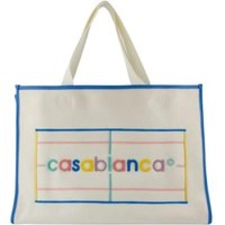 Casablanca Totes - Knit Shopper Bag - Synthetic - Yellow in geel