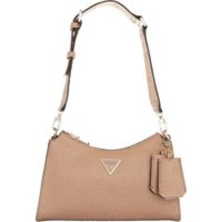 Guess Satchels - Cresidia Top Zip Shoulder Bag in beige