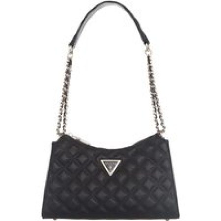 Guess Pochettes - Giully Top Zip Shoulder Bag in zwart