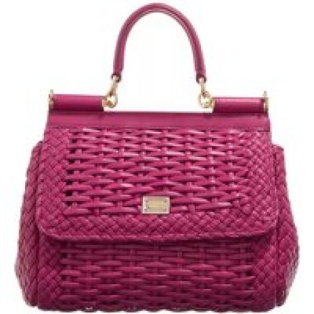 Dolce&Gabbana Satchels - Small Sicily Handle Bag in roze