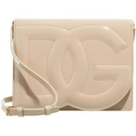 Dolce&Gabbana Crossbody bags - Logo Shoulder Bag in beige