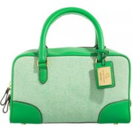 Lauren Ralph Lauren Bowlingtassen - Emerie Satchel Small in groen