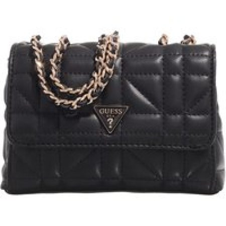 Guess Crossbody bags - Edita Mini Cnvrtble Xbdy Flap in zwart