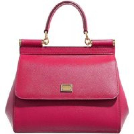 Dolce&Gabbana Crossbody bags - Mini Bag Sicily Vitello Stampa Dauphine Arancio C in roze