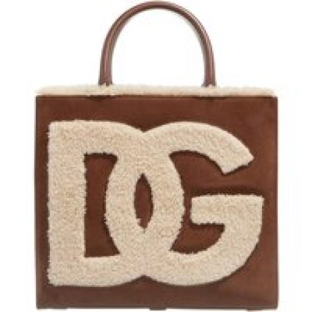 Dolce&Gabbana Shoppers - Small DG Daily Shopper in bruin