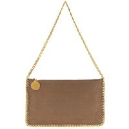 Stella McCartney Clutches - 'Falabella' Clutch in bruin