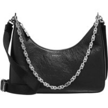 Givenchy Hobo bags - Small Moon Cut Out bag Leather With Sporty Strap in zwart