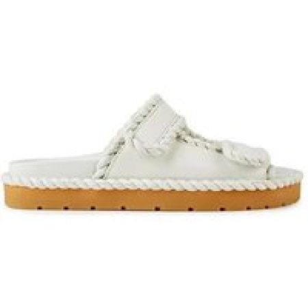 Bottega Veneta Sandalen - Jack Flat Mule Sandals in wit