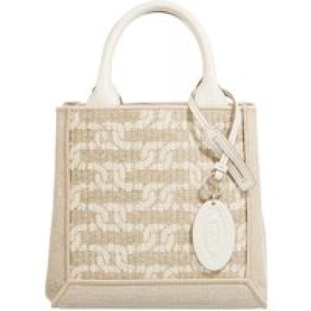 Tod's Shoppers - Shopping Tessuto Piccola in beige