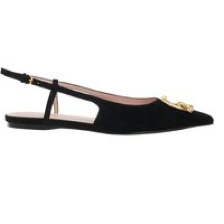 Coccinelle Ballerinas - Coccinelle C-Me Suede in zwart