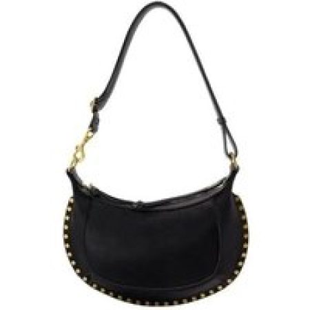 Isabel Marant Shoppers - Oskan Moon Purse - Leather - Black in zwart