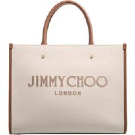 Jimmy Choo Satchels - Medium Avenue Tote Bag in beige