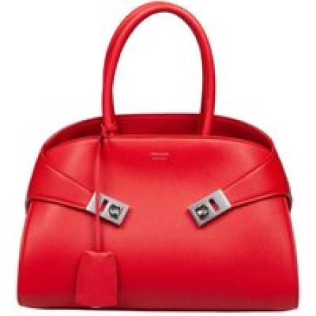 Salvatore Ferragamo Crossbody bags - Hug Th M Handbag In Red Leather in rood