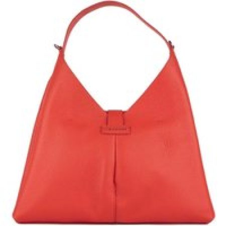 Orciani Hobo bags - Poppy Red Vita Soft Bag in rood