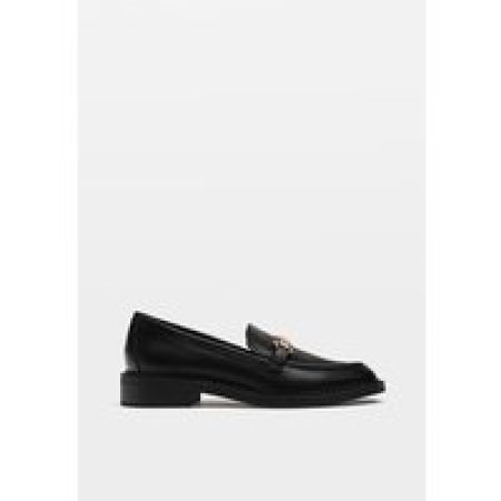 Stradivarius Loafer met decoratieve details  Zwart 38