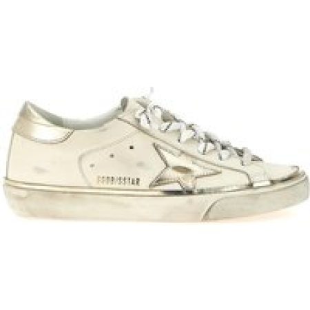 Golden Goose Low-Top Sneakers - Dames Super-Star Sneaker Wit in wit