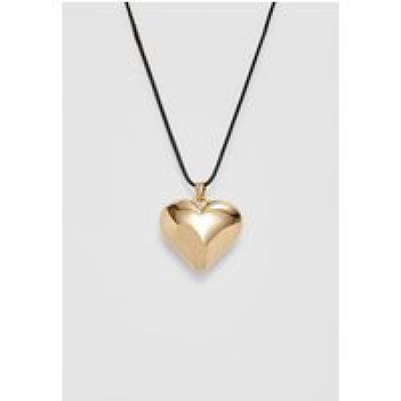 Stradivarius Ketting met hart bedel  Goud OS