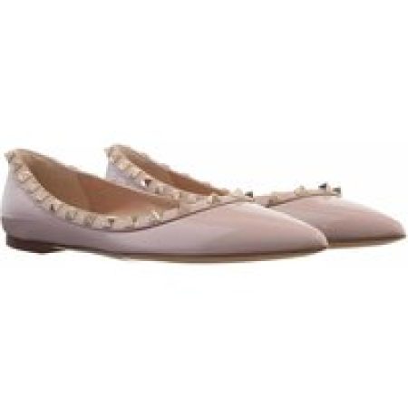 Valentino Garavani Loafers & ballerina schoenen - Ballerina Rockstud in beige