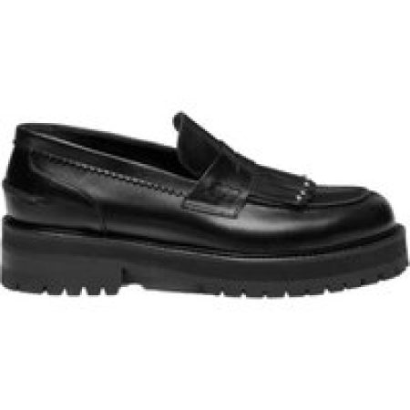 Dondup Loafers - Flat Shoes Black in zwart