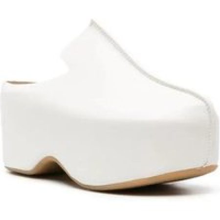 J.W.Anderson Slippers - White Platform Clogs in wit